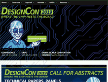 Tablet Screenshot of designcon.com